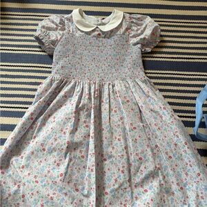 Janie and Jack Floral Peter Pan Collar Dress